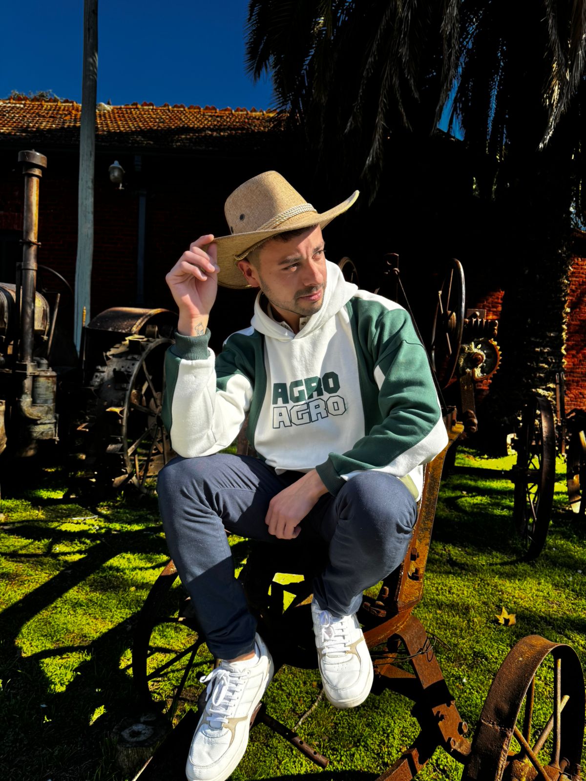 Buzo verde de egresados - Variante